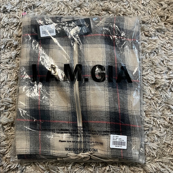 I.AM.GIA Tiff Jacket - Grey Plaid - Picture 6 of 7